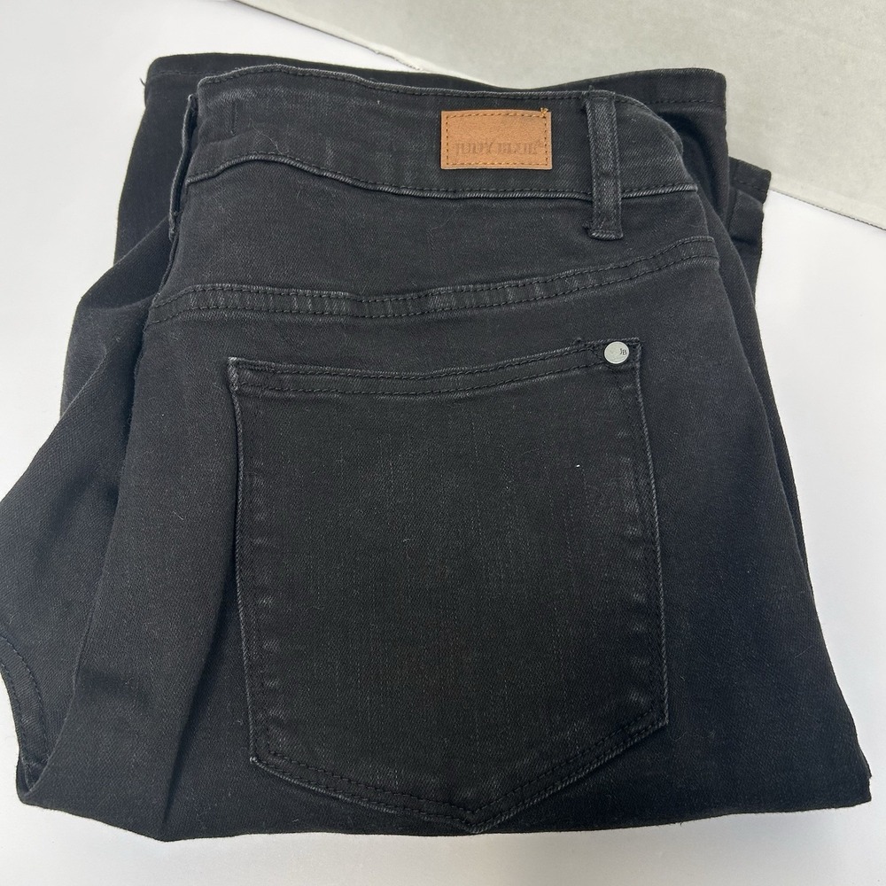 Judy Blue Hi-Rise Black Bermuda Denim Jean Shorts Size 1XL Style #150064